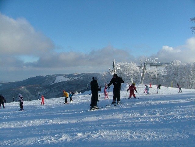 Skiing area the Ballon d'Alsace