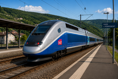Par le train