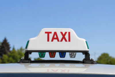 En taxi