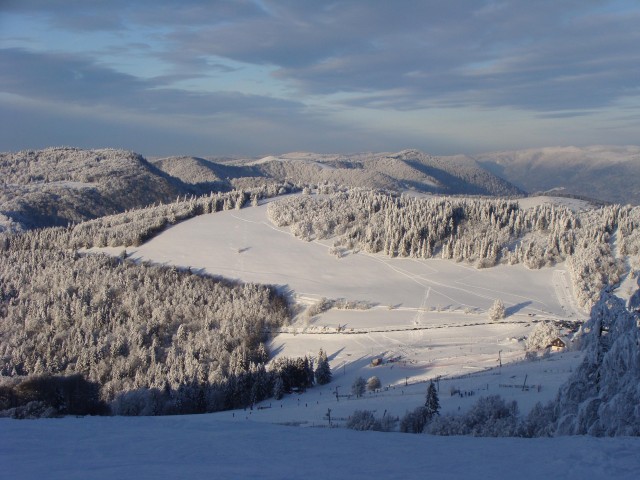 Skiing Resort the  Rouge Gazon at Saint-Maurice-sur-Moselle