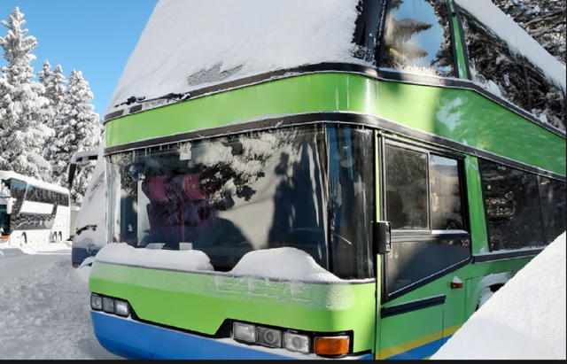 Shuttle Buses to the skiing resorts