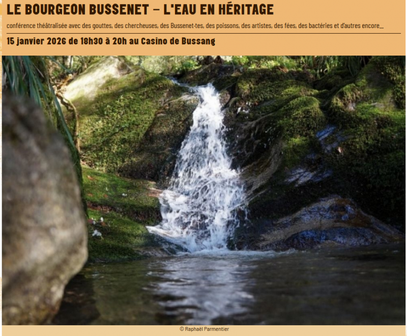 Le Bourgeon Bussenet – L'eau en héritage