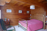Chambre parentale salle de bain attenante -Chalet - Location de vacances - Bussang