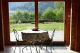 Vue jardin - Chalet - Location de vacances - Bussang
